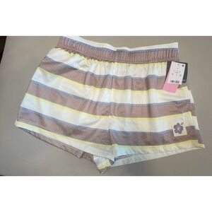 Women's size small Grayson Threads tan and cream shorts.